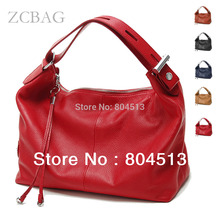 Genuine Leather Free Shipping Wholesale Price Fashion Women Handbag Ladies Shoulder Bags Purse Silvery Metal Satchel Tote Bag