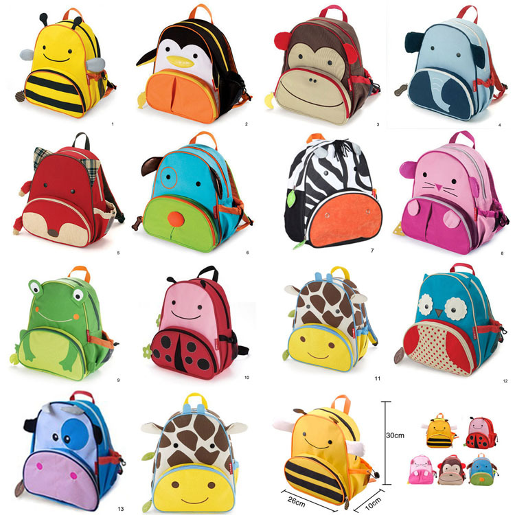 Nouveau sac d'école des enfants animaux de dessin animé toile sac à ... Nouveau sac d'école des enfants animaux de dessin animé toile sac à ...