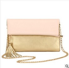 Free shipping 2014 envelope lady clutches louis bags leather shoulder bags woman,bags for Women messenger bag Pink desigual bag