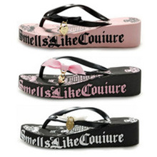 Free Shipping-comfortable thick flat  personalized female beach flip flops