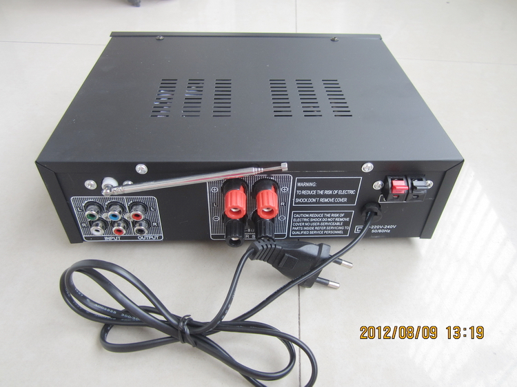 Купить двух канальный av 903220240v усилитель с fm радио караоке