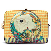 sweet clip package women’s cross-body bags 2014 vintage print shoulder bag day clutch  free shipping