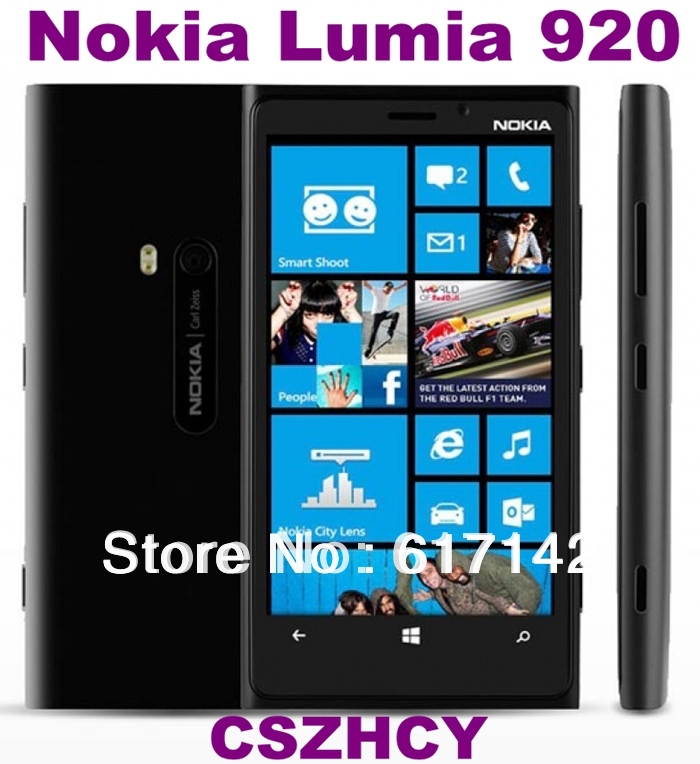 Original Nokia Lumia 920 Factory Unlocked Windows Mobile phone Smart cell phone 4 5 GPS WiFi