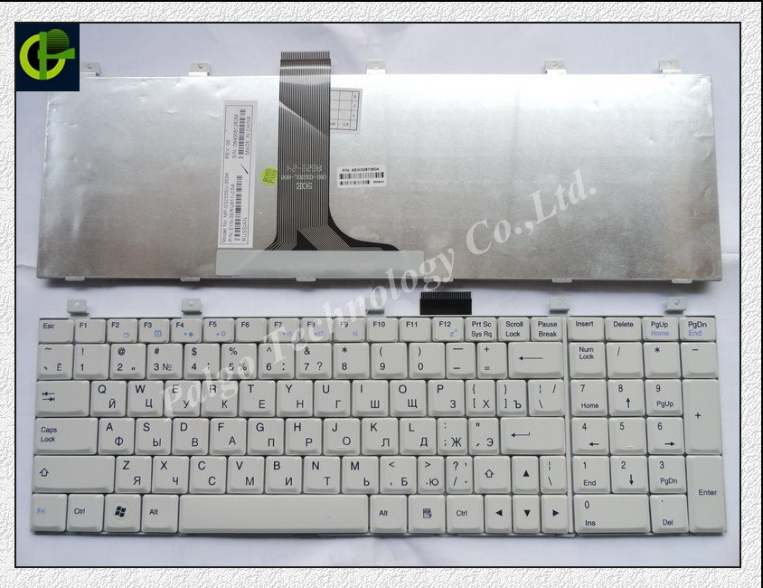 5pc/lot Russian Keyboard for MSI VR700 VR600 (MS-1613) VR601 VR602 VR603 VR610 VR620 (MS-163N) VR630 VR705 RU Grey keyboard