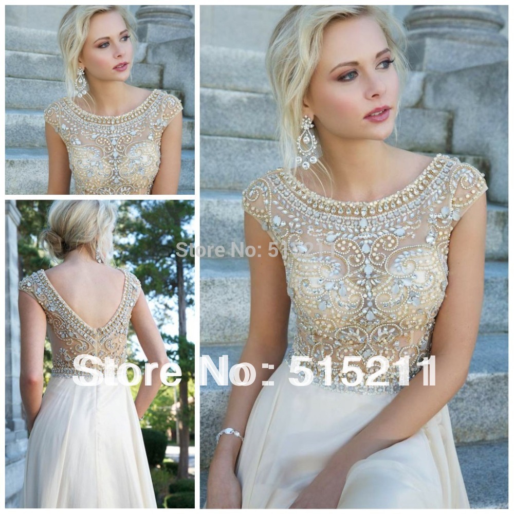 ... Prom-Long-Dresses-With-Crystals-Beaded-2014-New-Women-Evening-Party