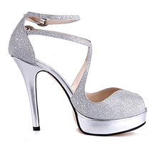 new arrive fashion 2014 high heel13cm waterproof 2 5cm sandals for women Cingulate cloth shoes for
