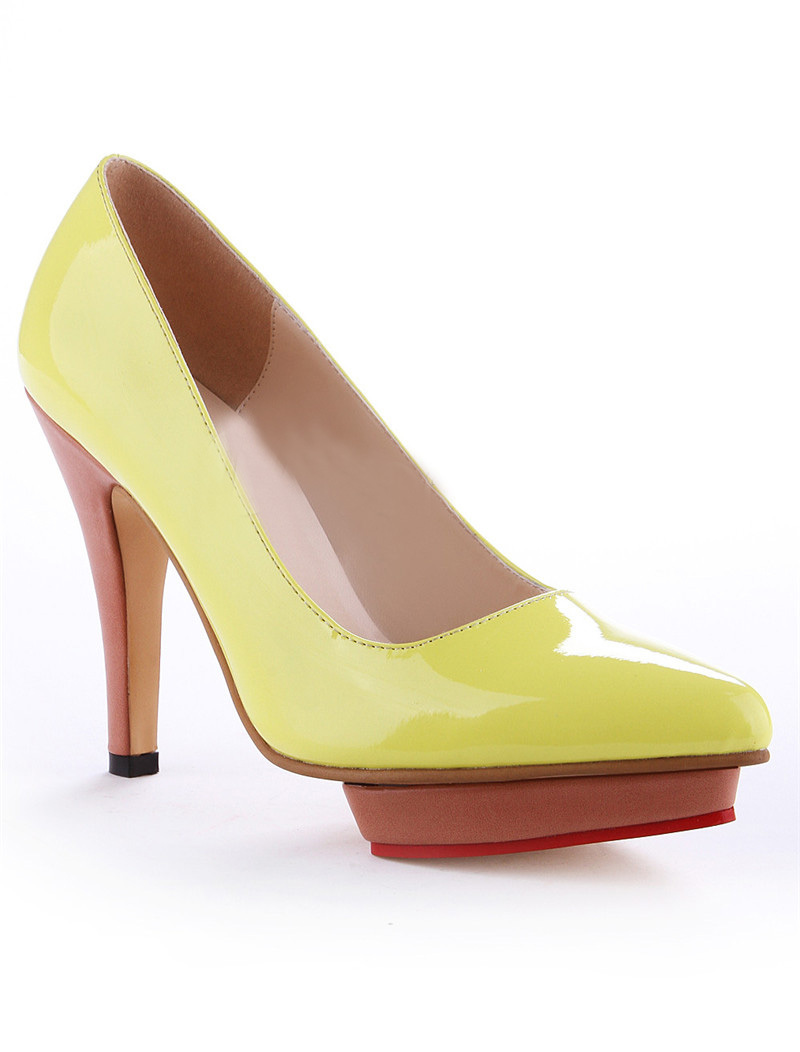 new arrive sexy high heels waterproof pu shoes for women party shoes girls shoes size35 42