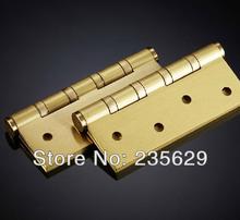 Free Shipping 4 inches Ball bearing hinge Low Noise Hinges Pure Copper Hinges 255g pcs Easy