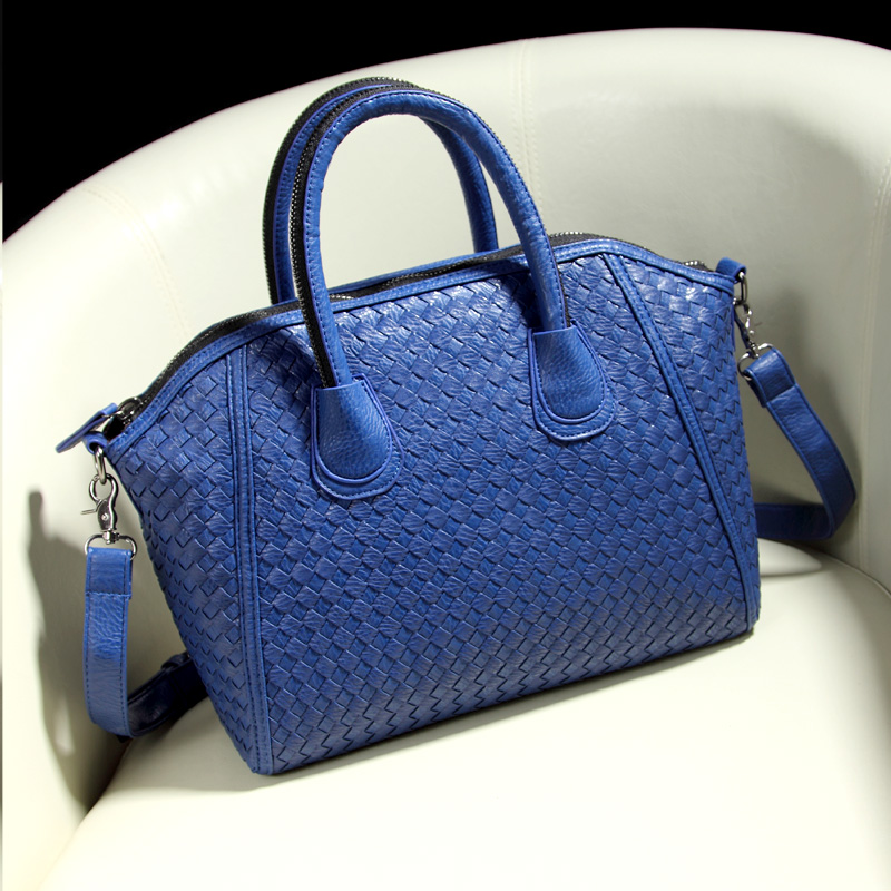 women s handbag fashion knitted handbag messenger bag One shoulder hand inclined shoulder bag