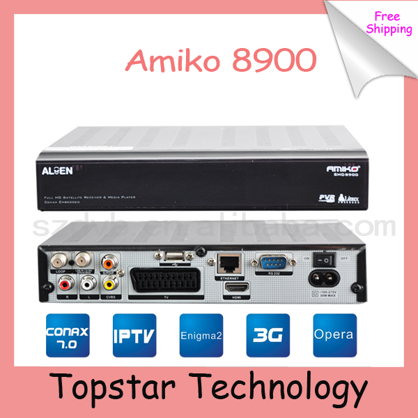 Amiko SHD 8900 Alien 2 Linux &Enigma2 Dual Boot DVB-S2 HD Satellite
