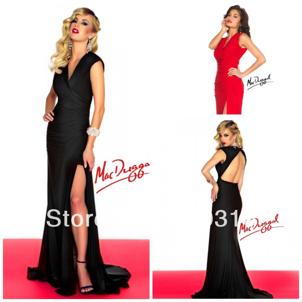 Long black silk backless dress Long black silk backless dress