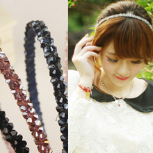 Handmade double crystal hair bands headband hair accessory hair pin marriage