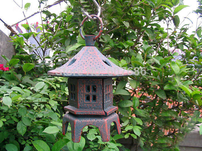 Detail Feedback Questions About Vintage Copper Candle Holder Vintage Cast Iron Hanging Garden Lantern Metal Candle Holder Home Decorations Tea Light Outdoor Yard Free
