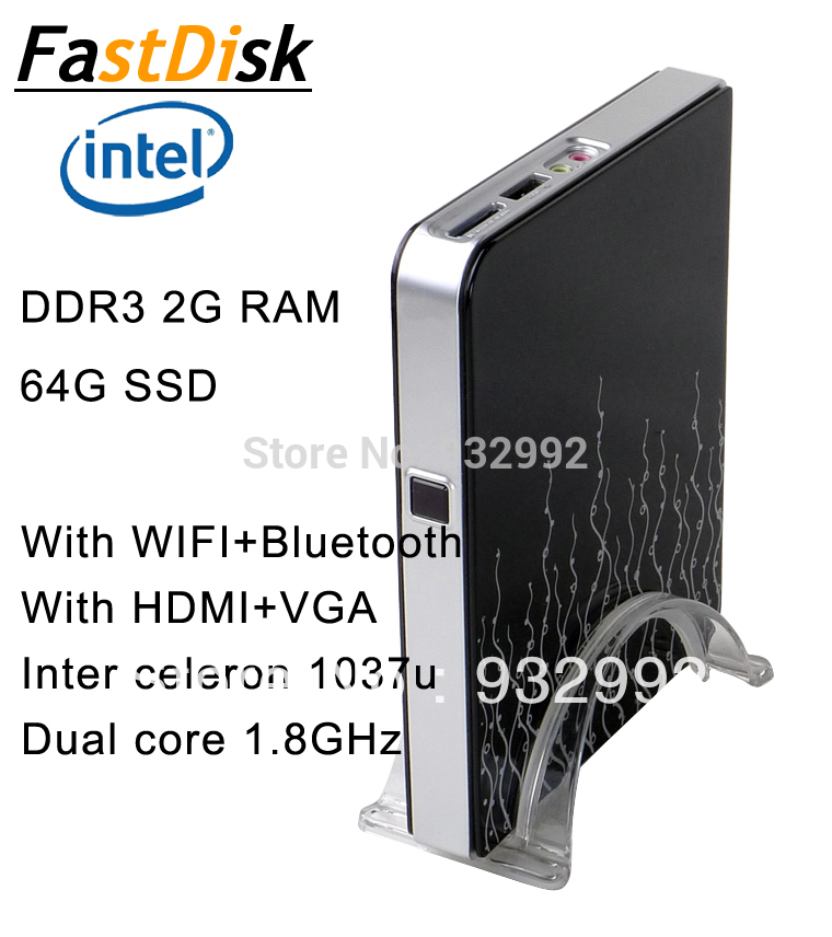mini pcs with intel celeron 1037U dual core 1 8GHz with WIFI and Bluetooth support XP