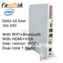 mini pcs with intel celeron 1037u dual core 1.8GHz  with WIFI +Bluetooth  support HDMI+VGA