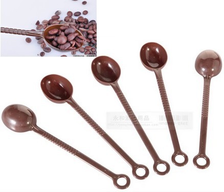 Plastic coffee beans powder measuring spoon fruit powder spoon pearl milk tea creamer spoon 20pcs set