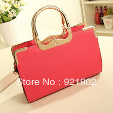 2014 spring new retro PU hand bag diagonal    free shipping