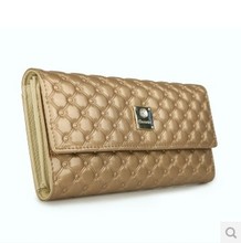 Free Shipping 2014 female fashion japanned leather women s wallet women s long design female bags