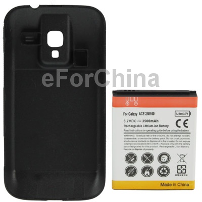 3500mAh Replacement Mobile Phone Battery Accumulator Cover Back Door for Samsung Galaxy Ace 2 i8160