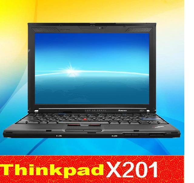 Used laptop lenovo Thinkpad x201 intel i5 520M 2 4G 4G 500G 12 inch widescreen ultrathin