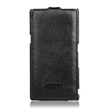 New IMUCA phone accessories Vertical Leather Flip Case Cover for Sony Xperia Z L36h L36i C6602