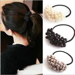 Hot selling New arrival designer brand hairwear for women fashion handmade beaded imitation pearl hairbands trendy