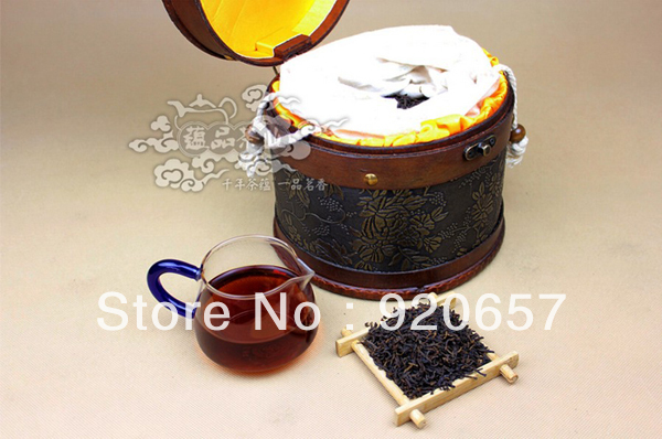 400g Ripe tea Special offersTop grade Ancient tree Give leather bucket Pu Er Tea Factory direct