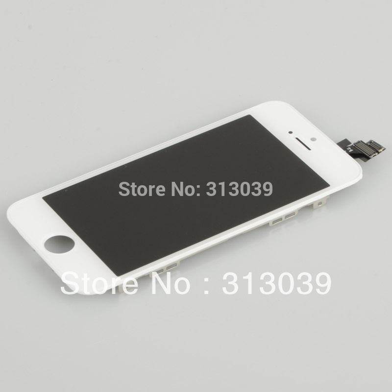 Free Shipping High Quality White LCD Screen Display Touch Digitizer Assembly Fit For iPhone 5 5G