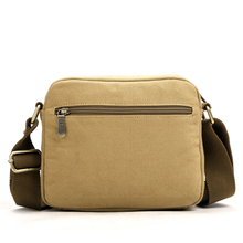 Women s Mini Canvas Black Khaki Shoulder Bag Free Shipping