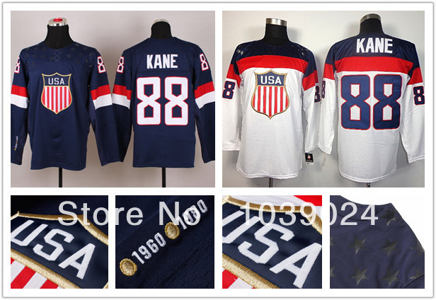 Jerseys Global trade co,.ltd. Новый белый 88 патрик кейн сша джерси 2014 ол Jerseys Global trade co,.ltd. Новый белый 88 патрик кейн сша джерси 2014 ол