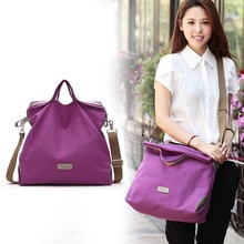 new large canvas bag Purple Shoulder Bag Messenger Bag Canvas Handbag Tote Free Shipping