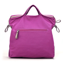 new large canvas bag Purple Shoulder Bag Messenger Bag Canvas Handbag Tote Free Shipping