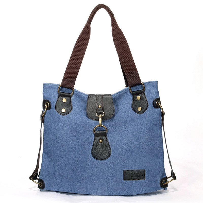 Handbags new cotton canvas tote bags vintage messenger bags women shoulder bags Free shipping