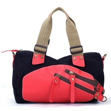 The new hit color canvas bag canvas shoulder bag for women laptop messenger bags small handbag