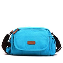 The new women canvas shoulder bags cheap canvas messenger bag for women handbag Free Shipping