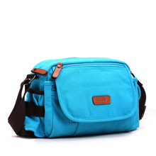 The new women canvas shoulder bags cheap canvas messenger bag for women handbag Free Shipping