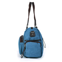 New canvas bag handbags wholesale tote bags Blue canvas tote bag for women best shoulder bags