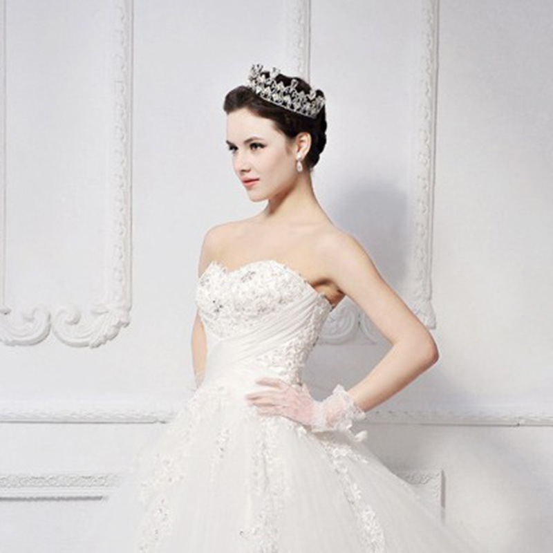 A073 Elegant Rhinestone crown Crystal bridal hair Jewelry Wedding Bride Party B26