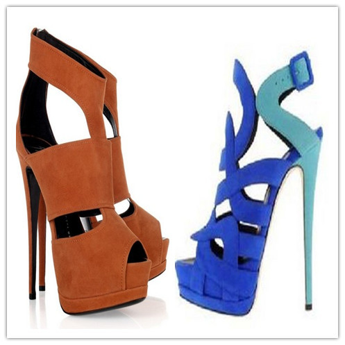 2014 women GZ heels gladiator sandals pumps heel height 14cm