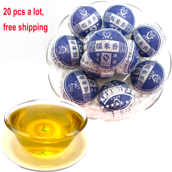 pu35 Sale Super fragrant glutinous rice Puer tea mini tuo 20pcs health losing weight pu er