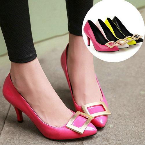 women s single shoes mouth thin heels pointed toe high heeled Women s Pumps Wedding Shoes