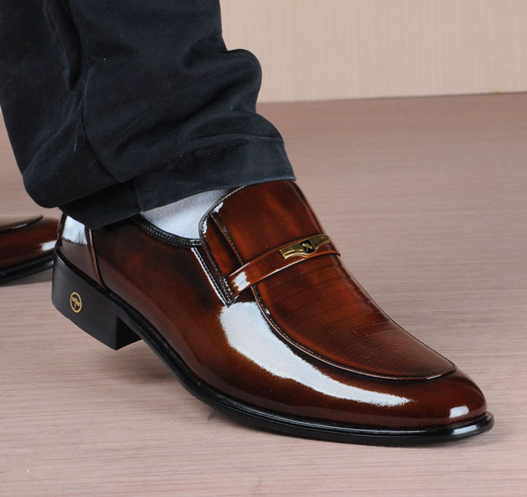 Men's Business Genuine Leather Brand Shoes High Quality Elegant Shoes ...