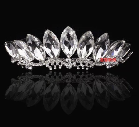 2015 new arrive fashion big drop crystal hair accessories bride hair jewelry marriage hair pin 