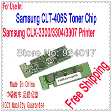 Use For Samsung Clx 3300 Toner Chip,Use For Samsung CLT-406S CLT406S Toner Chip,Refill Chip For Samsung CLX 3304 3307 Printer