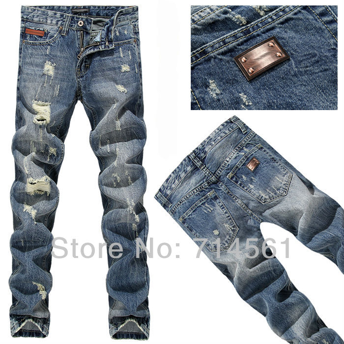 Distressed White Jeans Mens Distressed Jeans Men