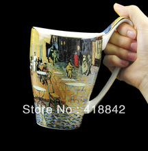 Bone China 500ml Mug Van Gogh Oil Painting The Night Cafe Coffee Tea Cup