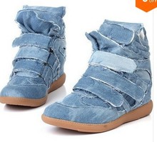 Vogue Drop Shipping Isabel Marant Genuine Leather Height Increasing Sneakers Shoes 168 