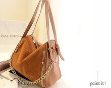 Women s Punk Style Shoulder Bags Woman s Nubuck Leather Bag Lady s Handbags bags New