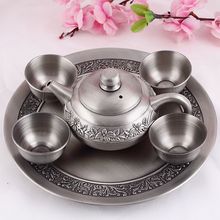 Tin alloy Tea Set Wine Set a variety of styles home decor business gift high-grade boxes Free Shipping