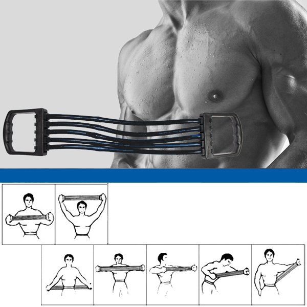 Body building and Fitness Equipment Chest Expander Pull Exerciser Strength Training for man